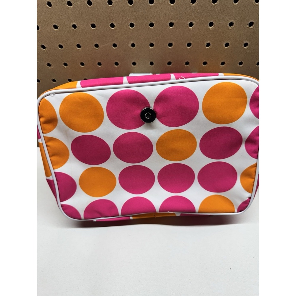 Lancome Hanging Cosmetic Travel Organizer Polka Dot‎ Makeup Toiletry Bag